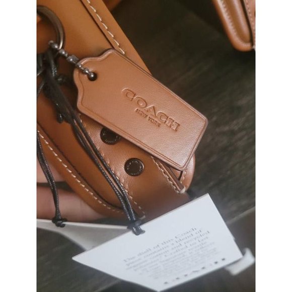 Coach Hitch Leather Monogram Backpack New w/ Tags - Picture 6 of 12